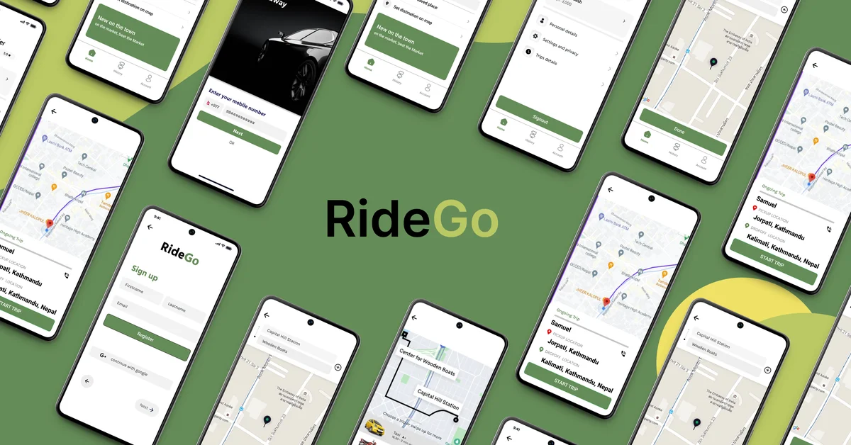 RideGo App Interface